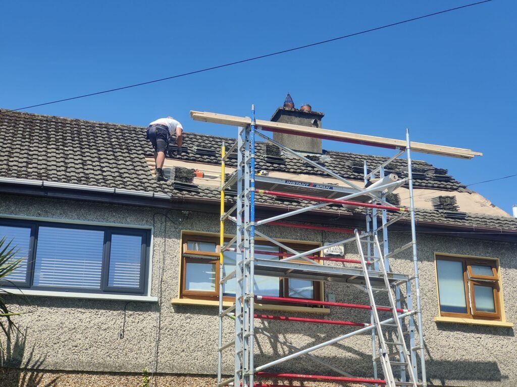 Roofers in Limerick ensuring safety and quality roofing standards.