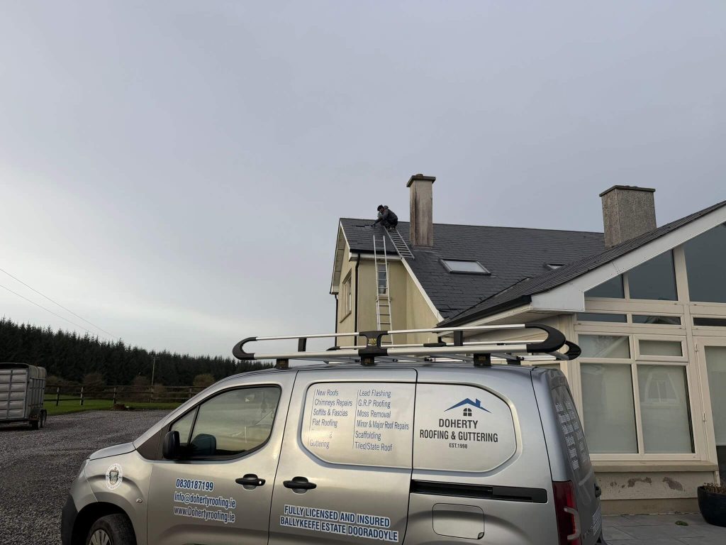 doherty roofers van